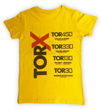 Carica l&#39;immagine nel visualizzatore di Gallery, T-shirt TORX gialla